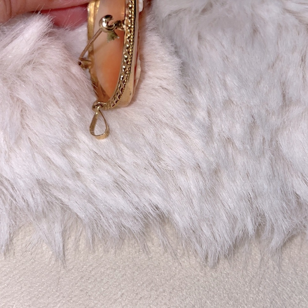 14K Gold Vintage Italian Cameo Pendant and Brooch - Picture 9 of 11